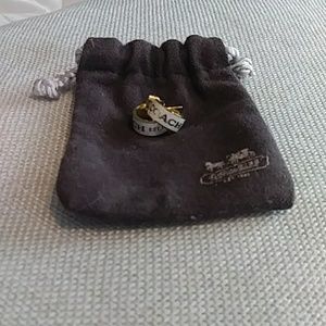 Earrings Coach print